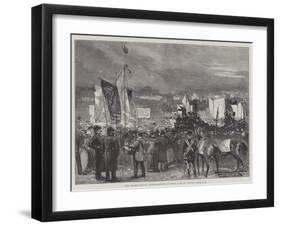 The Trades-Unions' Demonstration in Hyde Park on Sunday, 18 March-Thomas Walter Wilson-Framed Giclee Print