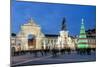 The traditional Christmas tree at Terreiro do Paco, the historic centre of Lisbon. Portugal-Mauricio Abreu-Mounted Photographic Print