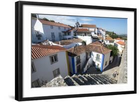 The Traditional Little Village of Obidos in the Leiria District, Portugal, Europe-Alex Treadway-Framed Photographic Print