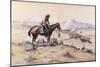 The Trail Boss-Charles Marion Russell-Mounted Premium Giclee Print