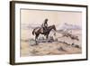 The Trail Boss-Charles Marion Russell-Framed Premium Giclee Print
