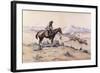 The Trail Boss-Charles Marion Russell-Framed Premium Giclee Print