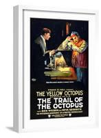 The Trail of the Octopus, Ben Wilson in 'Episode No. 15: The Yellow Octopus', 1919-null-Framed Art Print