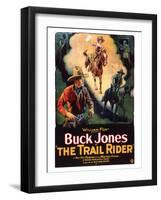 The Trail Rider, 1925-null-Framed Art Print