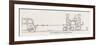 The Trailerette for Deserts-William Heath Robinson-Framed Premium Giclee Print