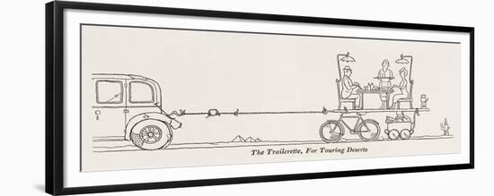 The Trailerette for Deserts-William Heath Robinson-Framed Premium Giclee Print