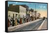 The Train Arriving from Port Tewfik, Suez, Egypt, 20th Century-null-Framed Stretched Canvas