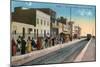 The Train Arriving from Port Tewfik, Suez, Egypt, 20th Century-null-Mounted Giclee Print