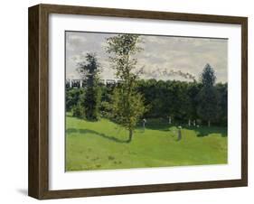 The Train in the Country, c.1870-71-Claude Monet-Framed Giclee Print