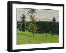 The Train in the Country, c.1870-71-Claude Monet-Framed Giclee Print