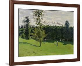 The Train in the Country, c.1870-71-Claude Monet-Framed Giclee Print