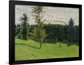 The Train in the Country, c.1870-71-Claude Monet-Framed Giclee Print