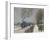 The Train in the Snow (Or: the Locomotive) 1875-Claude Monet-Framed Giclee Print