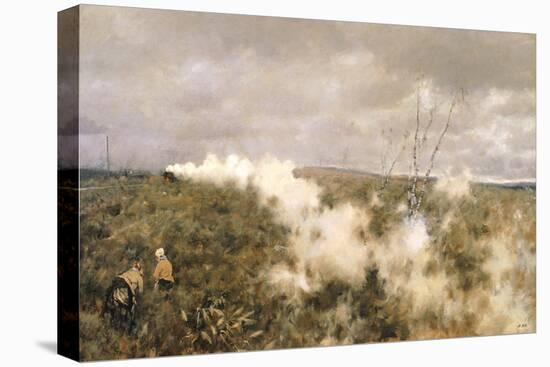 The Train Passes, 1878-Giuseppe De Nittis-Stretched Canvas
