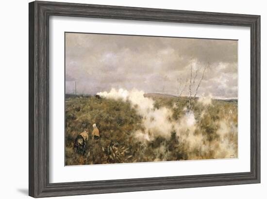 The Train Passes, 1878-Giuseppe De Nittis-Framed Giclee Print