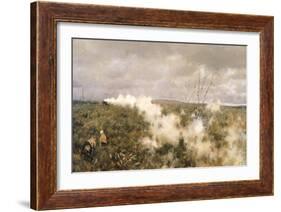 The Train Passes, 1878-Giuseppe De Nittis-Framed Giclee Print