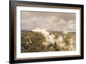 The Train Passes, 1878-Giuseppe De Nittis-Framed Giclee Print