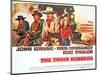 The Train Robbers, Rod Taylor, Ben Johnson, John Wayne, Ann-Margret, 1973-null-Mounted Art Print