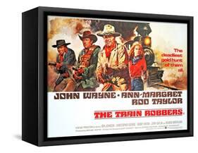 The Train Robbers, Rod Taylor, Ben Johnson, John Wayne, Ann-Margret, 1973-null-Framed Stretched Canvas