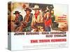 The Train Robbers, Rod Taylor, Ben Johnson, John Wayne, Ann-Margret, 1973-null-Stretched Canvas