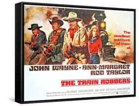 The Train Robbers, Rod Taylor, Ben Johnson, John Wayne, Ann-Margret, 1973-null-Framed Stretched Canvas