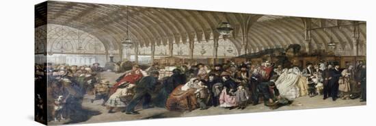 The Train Station, 1862-William Powell Frith-Stretched Canvas