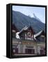 The Train Station, Chamonix, Haute Savoie, French Alps, France, Europe-Angelo Cavalli-Framed Stretched Canvas