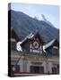 The Train Station, Chamonix, Haute Savoie, French Alps, France, Europe-Angelo Cavalli-Stretched Canvas