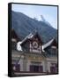 The Train Station, Chamonix, Haute Savoie, French Alps, France, Europe-Angelo Cavalli-Framed Stretched Canvas