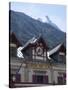 The Train Station, Chamonix, Haute Savoie, French Alps, France, Europe-Angelo Cavalli-Stretched Canvas