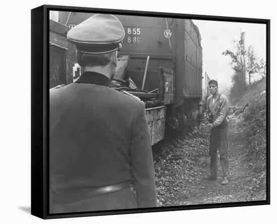 The Train-null-Framed Stretched Canvas