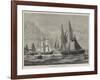 The Training-Brigs Race at the Plymouth Regatta-null-Framed Giclee Print