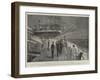 The Training of Naval War Messengers, Carrier Pigeons Leaving a Battle-Ship Off Plymouth-Fred T. Jane-Framed Giclee Print