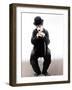 THE TRAMP, (aka CHARLIE ON THE FARM; CHARLIE THE HOBO; CHARLIE THE TRAMP), Charlie Chaplin-null-Framed Photo