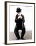 THE TRAMP, (aka CHARLIE ON THE FARM; CHARLIE THE HOBO; CHARLIE THE TRAMP), Charlie Chaplin-null-Framed Photo