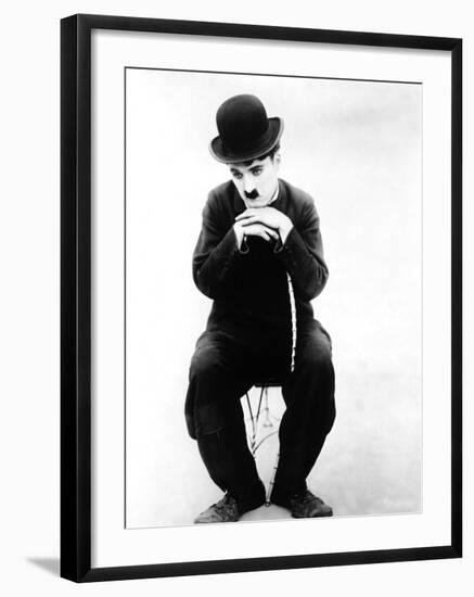 The Tramp, Charlie Chaplin, 1915-null-Framed Photo