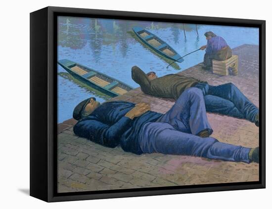 The Tramps-Osmund Caine-Framed Stretched Canvas