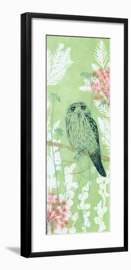 The Tranquil Tawny Frog Mouth-Trudy Rice-Framed Art Print