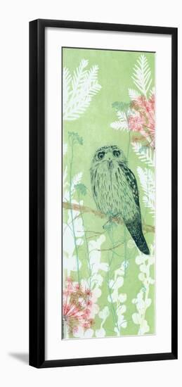 The Tranquil Tawny Frog Mouth-Trudy Rice-Framed Art Print