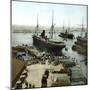 The Trans-Atlantic Ship "Eugene Pereire" Entering the Port, Algiers (Algeria)-Leon, Levy et Fils-Mounted Photographic Print