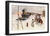 The Trans-Siberian Railway-Frederic De Haenen-Framed Giclee Print