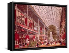 The Transept at the Great Industrial Exhibition of 1851-Joseph Nash-Framed Stretched Canvas