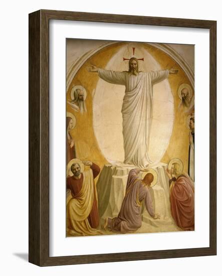 The Transfiguration, Fresco 1437-45, Dormitory, Convent of San Marco, Florence, Italy-Fra Angelico-Framed Giclee Print