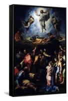 The Transfiguration of Christ, 1516-1520-Raphael-Framed Stretched Canvas