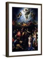 The Transfiguration of Christ, 1516-1520-Raphael-Framed Giclee Print