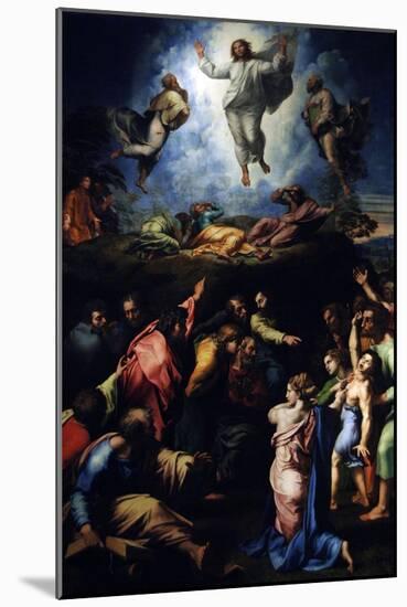 The Transfiguration of Christ, 1516-1520-Raphael-Mounted Giclee Print