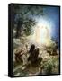 The transfiguration of Jesus - Bible-William Brassey Hole-Framed Stretched Canvas