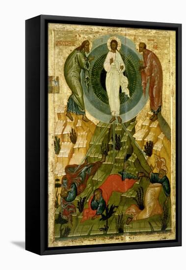 The Transfiguration of Our Lord, Russian Icon from the Holy Theotokos Dormition Church-null-Framed Stretched Canvas