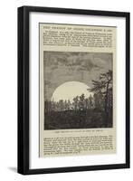 The Transit of Venus as Seen at Perth-null-Framed Giclee Print