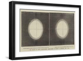 The Transit of Venus, Photographic Observations at Station B, Honolulu, 8 December 1874-null-Framed Giclee Print